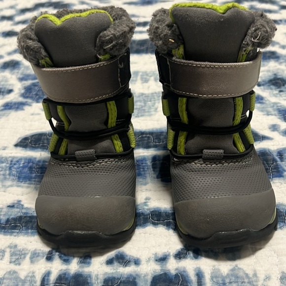 See Kai Run Other - Toddler Gray and Green Winter Boots